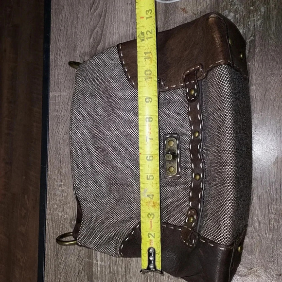 bcbgmaxazria Leather and tweed shoulder bag - Picture 13 of 16